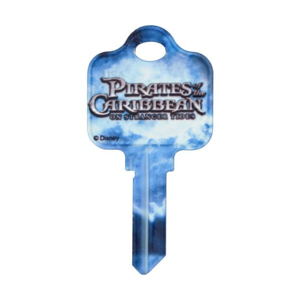 Hillman HILLMAN Disney Capt N Jack Sparrow House Key Blank 68 SC1 Single For Schlage Locks - 87662