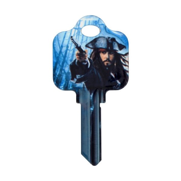 Hillman HILLMAN Disney Capt N Jack Sparrow House Key Blank 68 SC1 Single For Schlage Locks - 87662