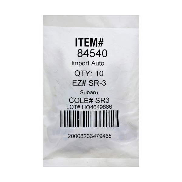 Hillman HILLMAN Traditional Key Automotive Key Blank SR-3 Double For Subaru, PK10 - 84540