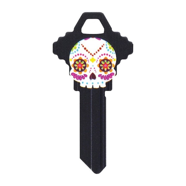 Hillman HILLMAN Wackey Sugar Skull House/Office Universal Key Blank SC1 Single, PK6 - 89577