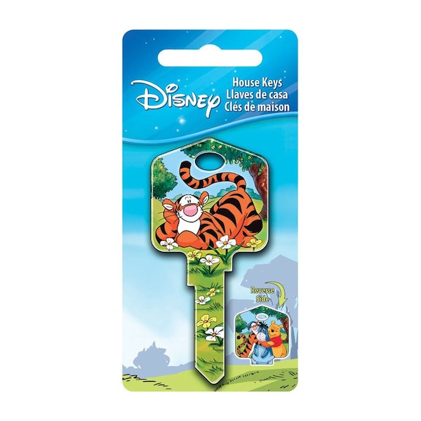 Hillman HILLMAN Disney Tigger Bounce House Key Blank 66/97 KW1/KW10 Single For Kwikset and Titan Locks - 87629