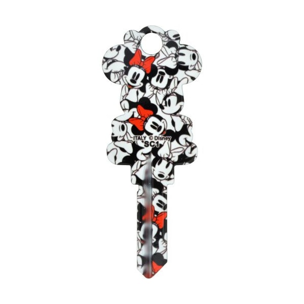 Hillman HILLMAN Disney Minnie Mouse House/Padlock Universal Key Blank SC1 Double, PK5 - 88796