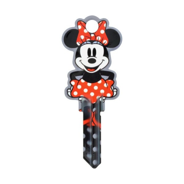 Hillman HILLMAN Disney Minnie Mouse House/Padlock Universal Key Blank SC1 Double, PK5 - 88796