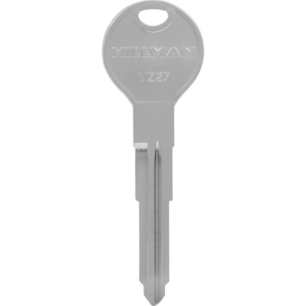 Homecare Products Automotive Blank MZ27 Double Sided Universal Key for Mazda - Silver, 10PK - HO3334575