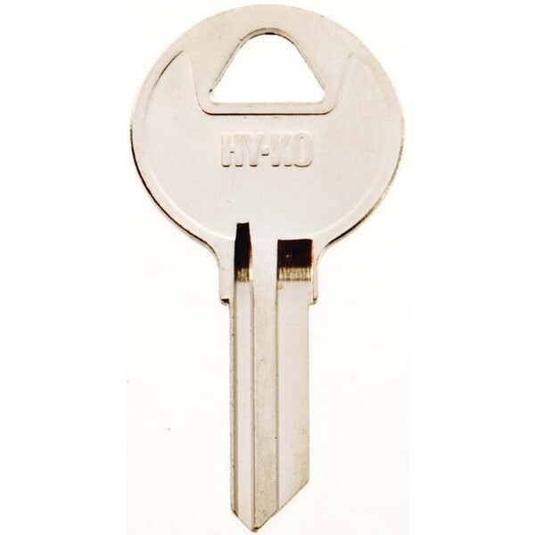 Hy-Ko Key Blank, Brass, Nickel, For: National Cabinet Locks - 11010RO1