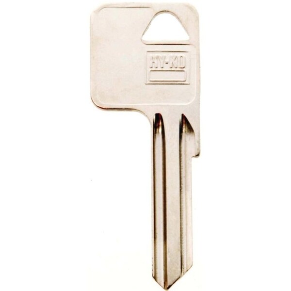Hy-Ko Key Blank, Brass, Nickel, For: Yale Cabinet, House Locks and Padlocks - 11010Y1E