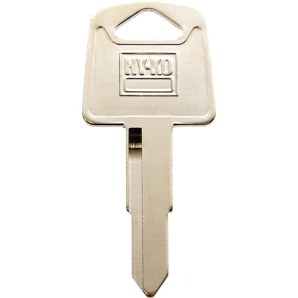Hy-Ko Key Blank, Brass, Nickel, For: Honda's Motorcycle - 11010HD75