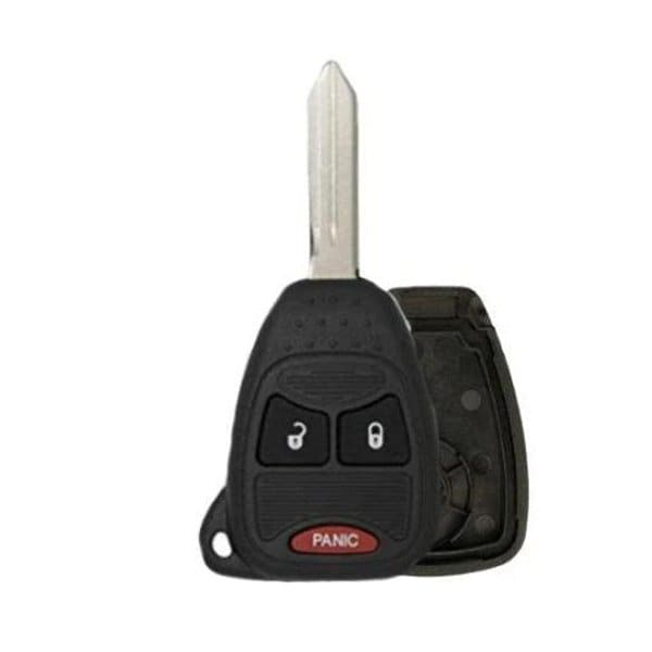 Keyless Factory KeylessFactory: UHShell: RUGGED 3 BUTTON REMOTE KEY SHELL FOR CHRYSLER JEEP DODGE M3N5WY72XX - RHS-CHY-081