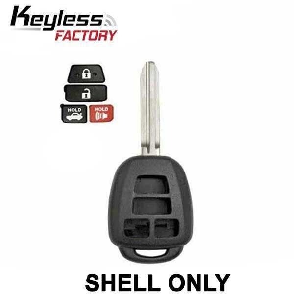Keyless Factory :TOYOTA BDM / BEL RHK SHELL 4 BUTTON W/ Trunk - RHS-TOY-1376-T