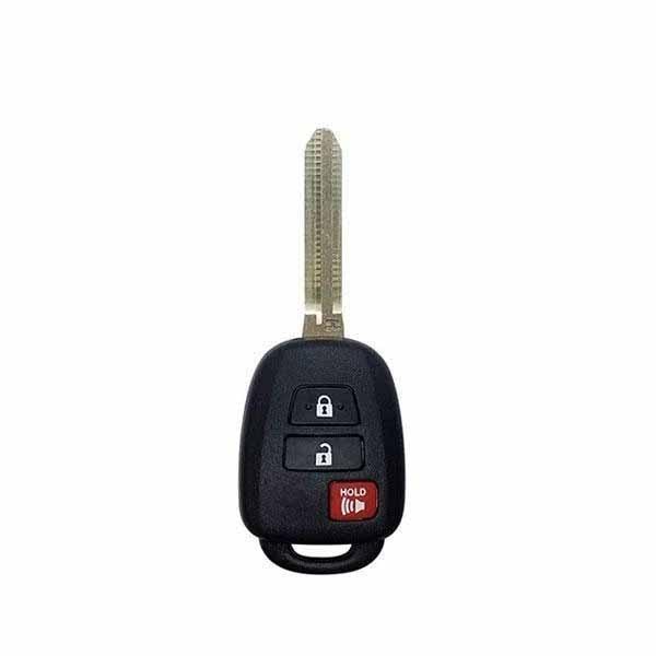 Keyless Factory KeylessFactory:Remote Head Keys:Toyota 3 Button Remote Key (H CHIP) - RHK-TOY-BDM-H-3