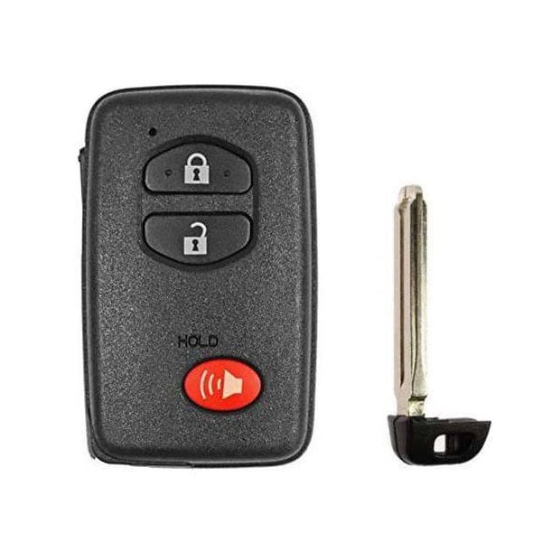 Keyless Factory KeylessFactory: REPLACEMENT 3 BUTTON REMOTE SHELL FOR TOYOTA SMART KEY HYQ14AAB - SKS-TOY-093