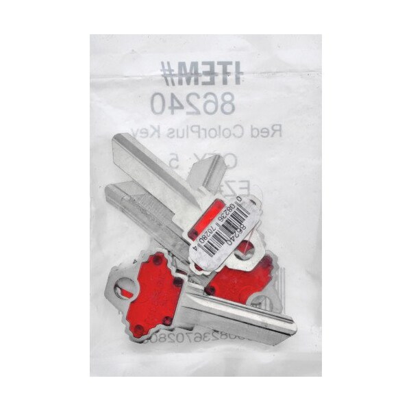 Hillman HILLMAN ColorPlus Traditional Key Automotive Key Blank SC1 Single, PK5 - 86240