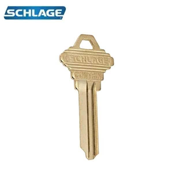 Schlage Control Key Blank, Embossed Both Sides, F Keyway - SCH-35-056-F