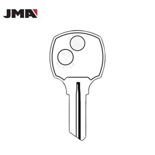 Jma JMA: RO7 / RO4 National 5-Wafer Cabinet Key - Brass - JMA-NTC-7DE