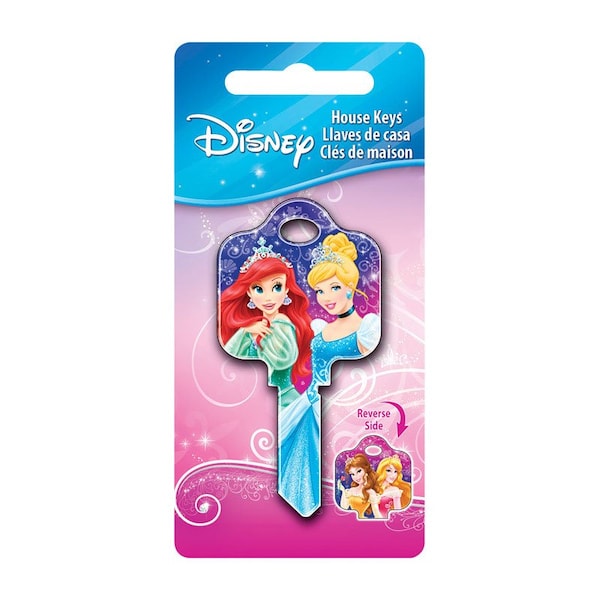 Hillman HILLMAN Disney Princesses House Key Blank 68 SC1 Single For Schlage Locks - 87659