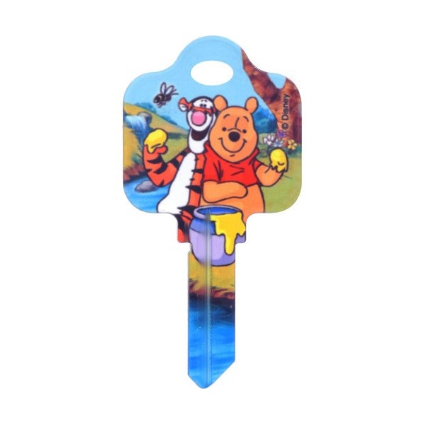 Hillman HILLMAN Disney Winnie The Pooh House Key Blank 68 SC1 Single For Schlage Locks - 87652