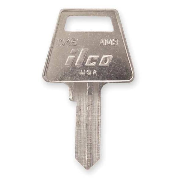 Kaba Ilco Key Blank, Brass, Type AM3, 5 Pin, PK10 - 1045-AM3