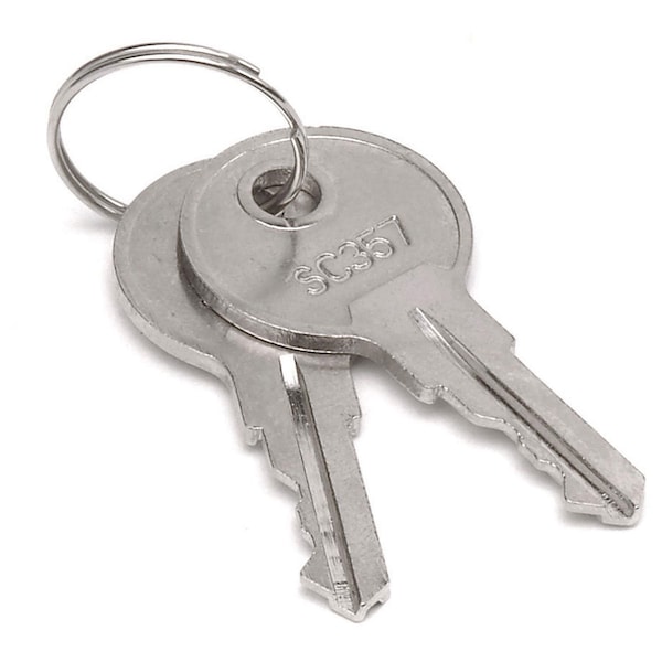 Global Industrial Keys 2 Replacement for Cabinet Model 603355, 603357, 237614, 237615 - RP9009