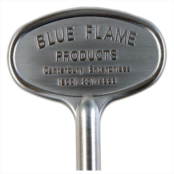 Canterbury  Enterprises Llc Blue Flame NKY.8.06 8 in. Universal Key Satin Chrome - NKY.8.06