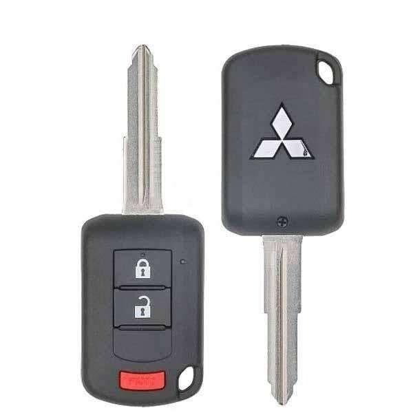 Oem NEW:  Mitsubishi Outlander Lancer (2013-2019) 3-Button Remote Head Key w/ Shoulder / PN: 6370B9 - RHK-MIT-B944