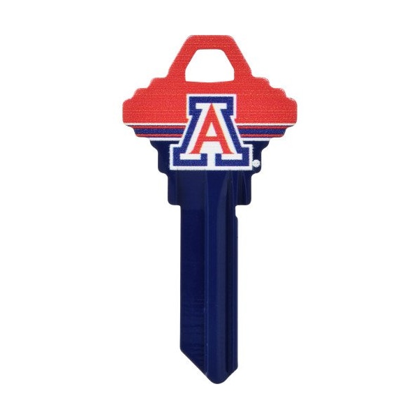 Hillman HILLMAN NCAA Arizona Wildcats House/Office Key Blank 68 SC1 Single For Schlage Locks - 89964