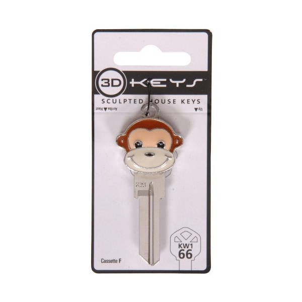 Hillman HILLMAN 3D Keys House/Office Universal Key Blank KW1 Single For Universal, PK4 - 87506