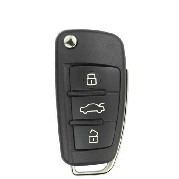 Keyless Factory 2006-2015 Audi / 3-Button Flip Key / PN: 4F0837220 / IYZ 3314 / 315 MHz - RFK-AUD-3314