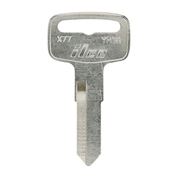 Hillman Traditional Key Motorcyle Universal Key Blank for Double Sided - Case of 10 - 5967773