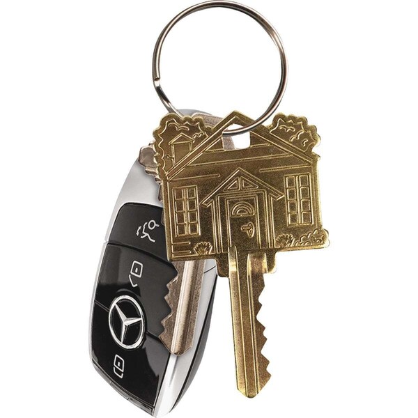 Lucky Line Brass Home Key Shapes Decorative House Key - SC1 ADA Friendly - B405S