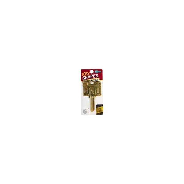 Lucky Line Brass Home Key Shapes Decorative House Key - SC1 ADA Friendly - B405S