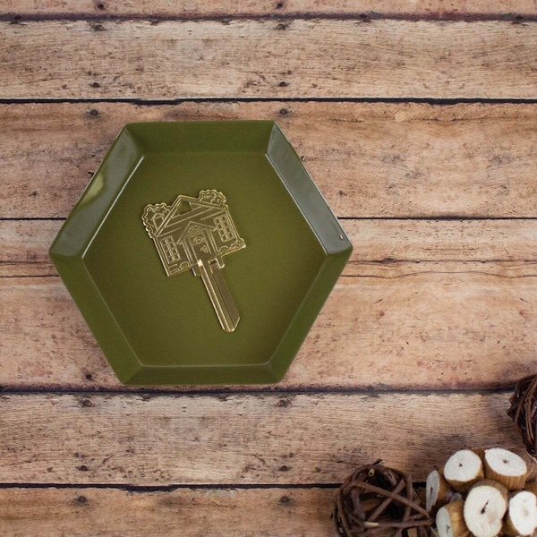 Lucky Line Brass Home Key Shapes Decorative House Key - SC1 ADA Friendly - B405S