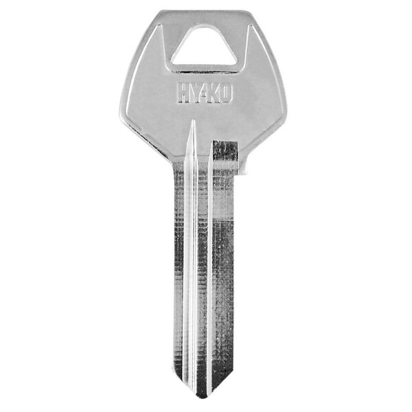 Hy-Ko Key Blank, Brass, Nickel-Plated, For: Corbin/Russwin CO107 Locks - 11010CO107