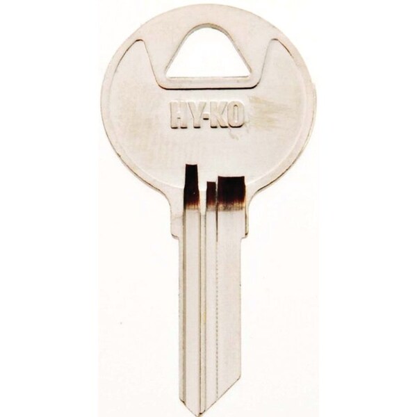 Hy-Ko Key Blank, Brass, Nickel, For: National Cabinet Locks - 11010RO4
