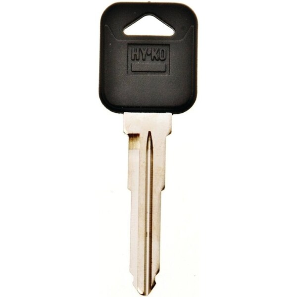 Hy-Ko Automotive Key Blank, BrassPlastic, Nickel, For Mazda Vehicle Locks - 12005MZ19