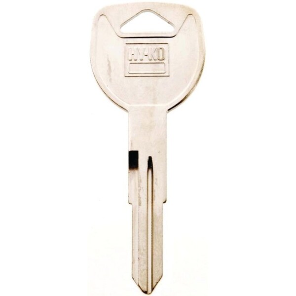 Hy-Ko Automotive Key Blank, Brass, Nickel, For: Honda Vehicle Locks - 11010HD103