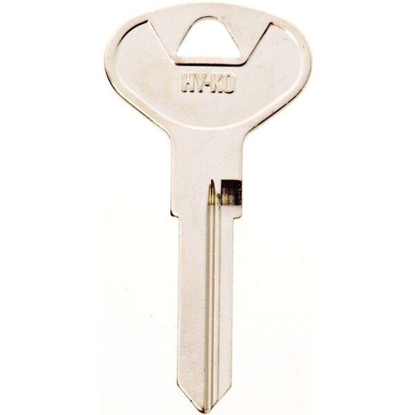 Hy-Ko Automotive Key Blank, Brass, Nickel, For: Volkswagen Vehicle Locks - 11010VW23