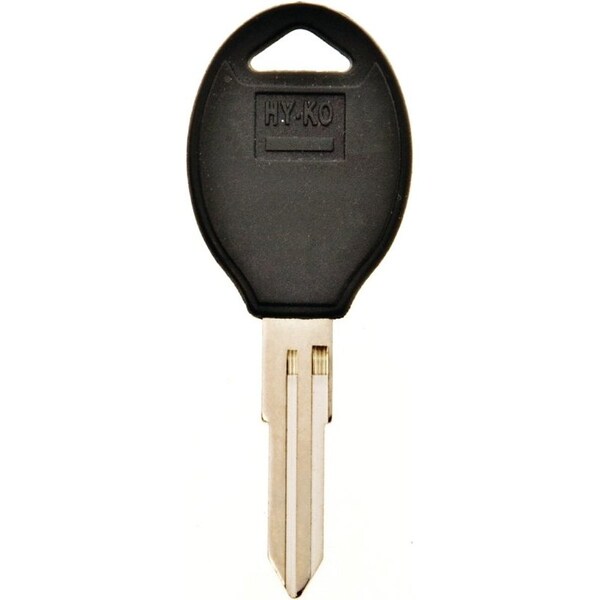 Hy-Ko Automotive Key Blank, Brass/Plastic, Nickel, For: Nissan Vehicle Locks - 12005DA31