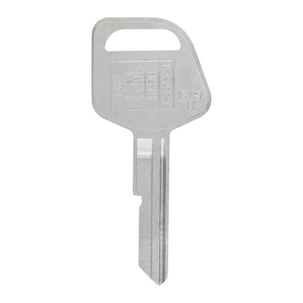 Hillman Automotive Universal Key Blank for B79 Single Sided for GM - Case of 10; Silver - 5965454