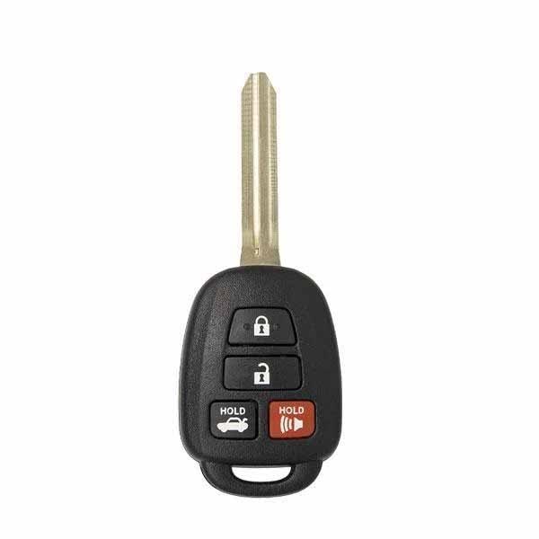 Keyless Factory KeylessFactory:Remote Head Keys:Toyota 4 Button Remote Key (H CHIP) - RHK-TOY-BDM-H-4