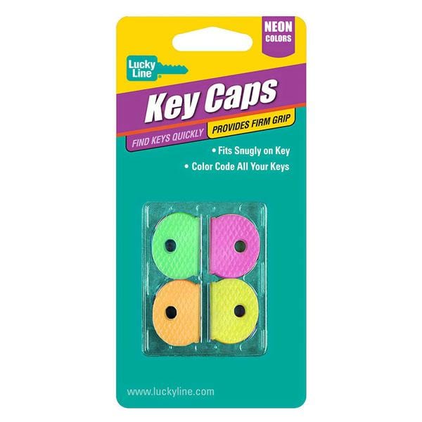Lucky Line LuckyLine: KEY CAPS ASST NEON 4/CD - LKL-16506