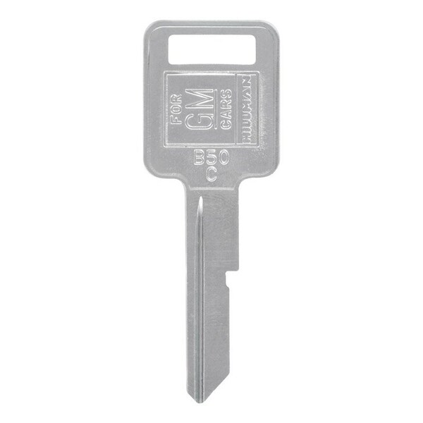 Hillman HILLMAN Traditional Key Automotive Key Blank B-50 Single For GM, PK10 - 83330