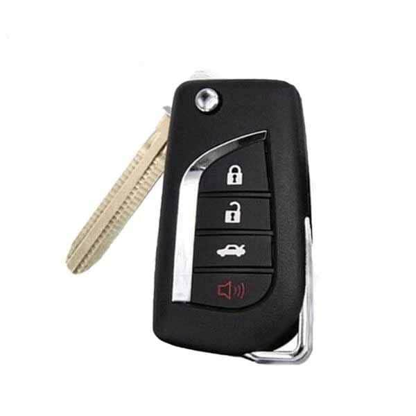 Keyless Factory KeylessFactory:Remote Flip Keys:TOYOTA REMOTE FLIP KEY 4B TRUNK (4D67 CHIP) GQ43VT20T - RFK-TOY-20T-4