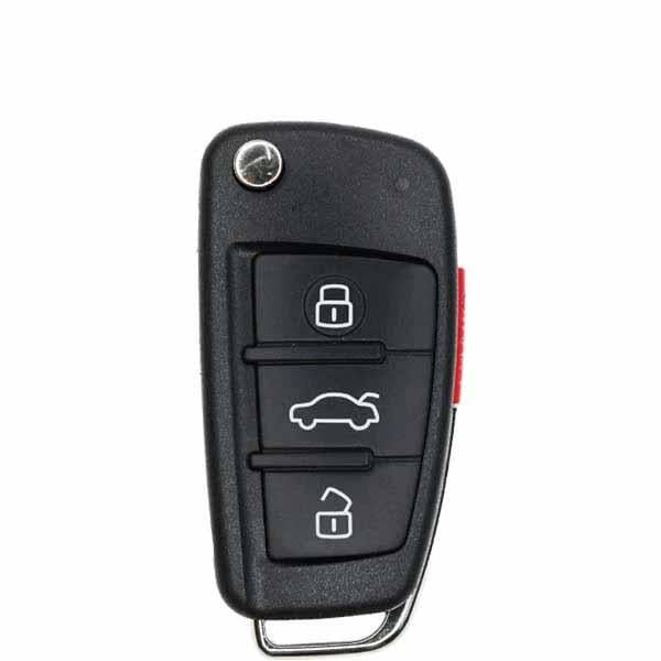 Keyless Factory KeylessFactory:Remote Flip Keys:2006-2012 AUDI A3 REMOTE FLIP KEY /NBG009272T / 48 CHIP - RFK-AUD-72T