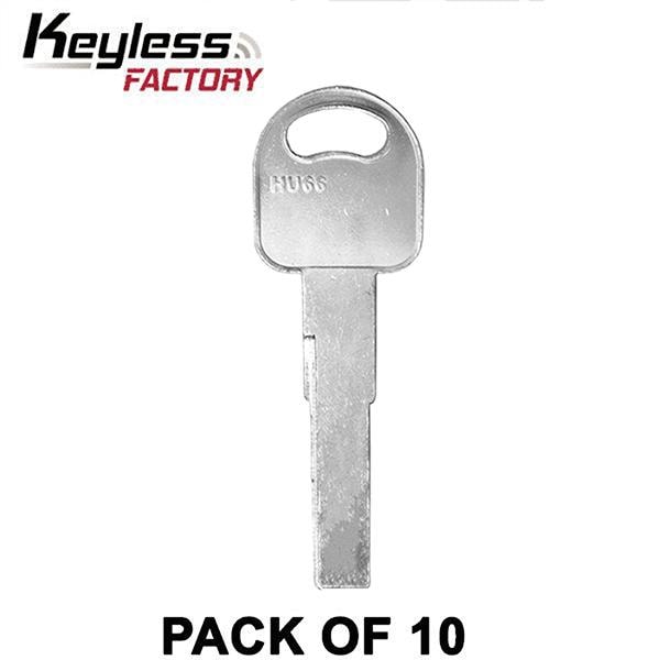 Keyless Factory KeylessFactory: Audi/ Volkswagen High-Security Test Blade HU66, PK 10 - MTK-HU66