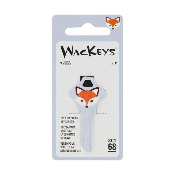 Hillman HILLMAN Wackey Fox House/Office Universal Key Blank SC1 Single - 88979