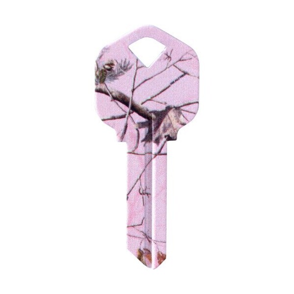 Hillman HILLMAN RealTree Pink House/Office Universal Key Blank KW1 Single - 713156