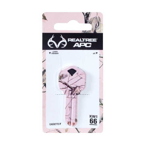 Hillman HILLMAN RealTree Pink House/Office Universal Key Blank KW1 Single - 713156