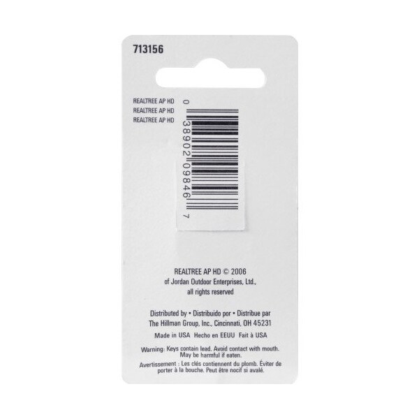 Hillman HILLMAN RealTree Pink House/Office Universal Key Blank KW1 Single - 713156