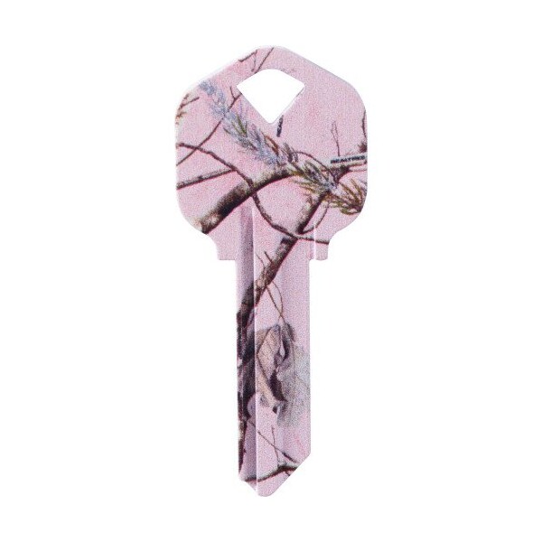 Hillman HILLMAN RealTree Pink House/Office Universal Key Blank KW1 Single - 713156