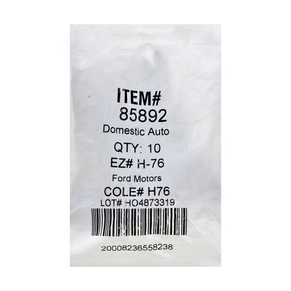 Hillman HILLMAN Traditional Key Automotive Key Blank H-76 Double For Ford - 85892